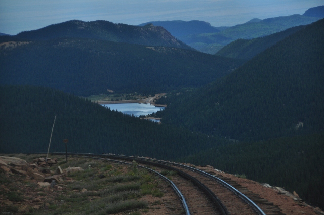 The cog railway ride to the top of Pikes Peak